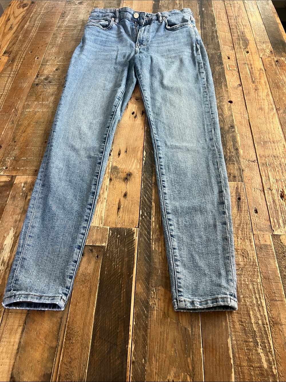 AllSaints Women's Light Blue Skinny Jeans